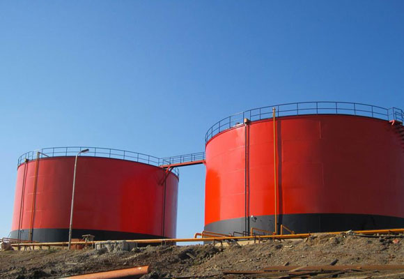 Stockage et transport de pétrole brut de palme