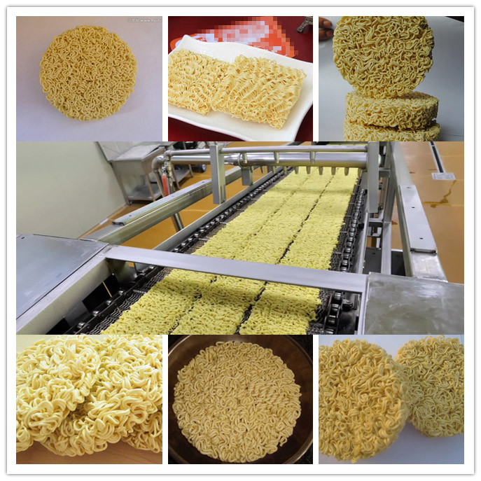 Ligne de production de nouilles instantanées frites entièrement automatique