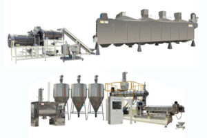 Ligne de production automatique d’aliments pour chiens