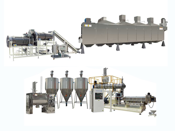 Ligne de production automatique d'aliments pour chiens