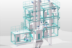 Ligne de production automatique d’aliments pour moutons