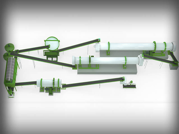 Ligne de production de biomasse sous forme de pellets de luzerne