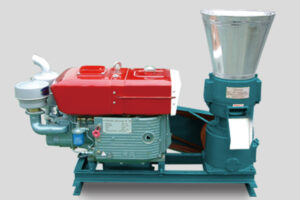 Machine à granuler pour poissons aquatiques à petite échelle, fabriquée avec un moteur diesel