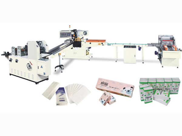 Ligne de production automatique de mouchoirs en papier de poche