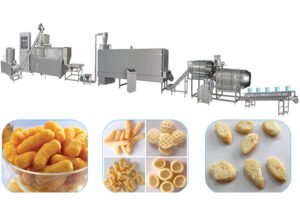 Fabricant de ligne de production d’aliments soufflés 3D Fried
