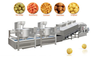 Fabricant de ligne de production automatique de pop-corn sphérique