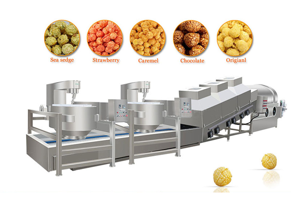 Fabricant de ligne de production automatique de pop-corn sphérique