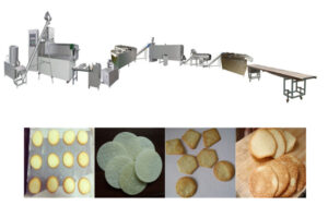 Fabricant de ligne de production de gâteaux croustillants minces