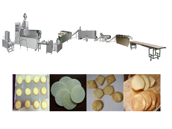 Fabricant de ligne de production de gâteaux croustillants minces