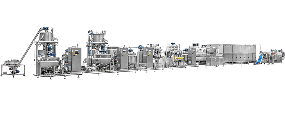 Fabricant automatique de lignes de production de gommes à mâcher