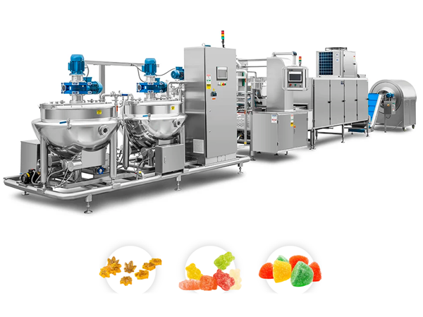Ligne de production automatique de gommes 80