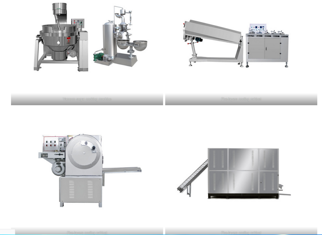 Machine principale de la ligne de production de bonbons matricés