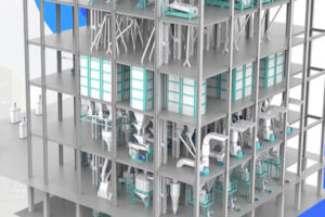 Ligne de production automatique de granulés pour l&rsquo;alimentation animale