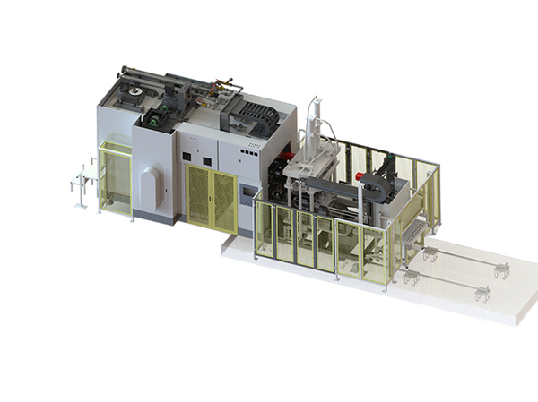 Ligne de production entièrement automatique de moulage de pâte à papier pour l'emballage industriel haut de gamme