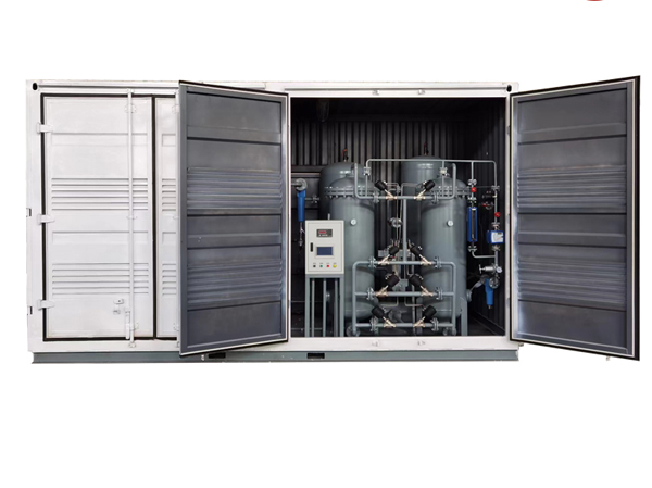 Machine mobile de fabrication d'azote de type conteneur