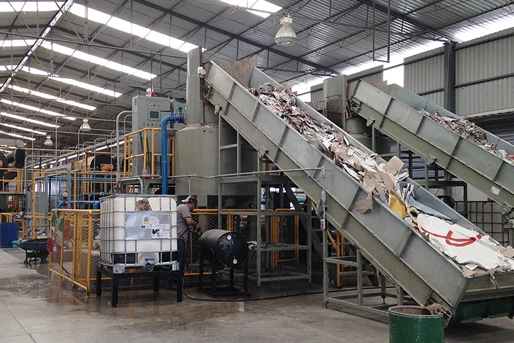 Système de fabrication de pâte à papier