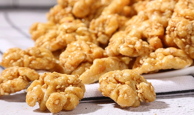 Ligne de production de noix ambrées