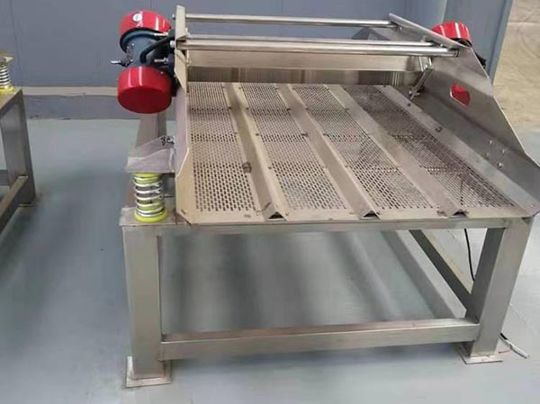 Machine de drainage par vibration pour fruits et légumes