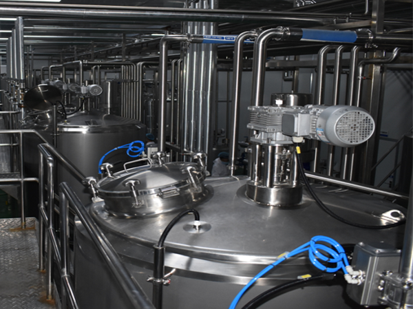 Ligne de production de crème glacée