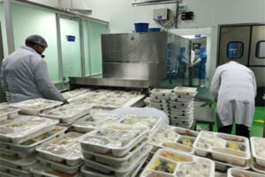 Fabricant de fours à tunnel pour le chauffage au micro-ondes des boîtes-repas