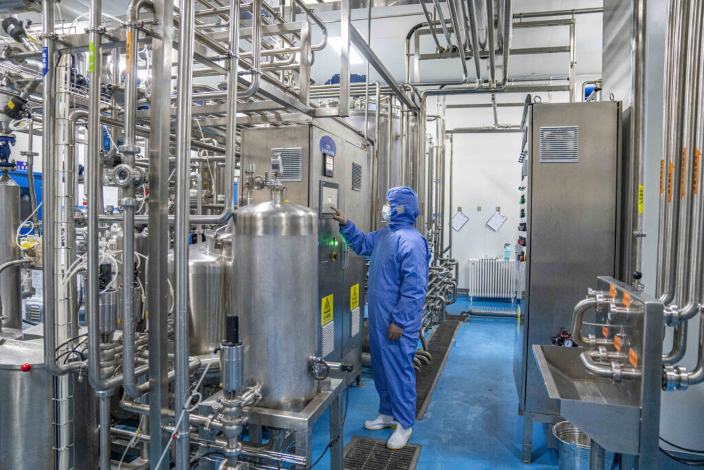 Fabricant de ligne de production de bactéries lactiques entièrement automatisée