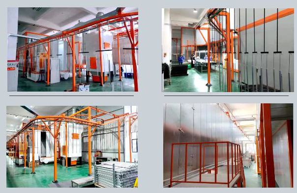 Automobile powder coating processing plant
