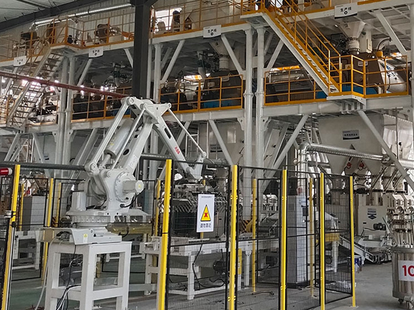 Ensemble complet d'équipement pour mortier en poudre sèche