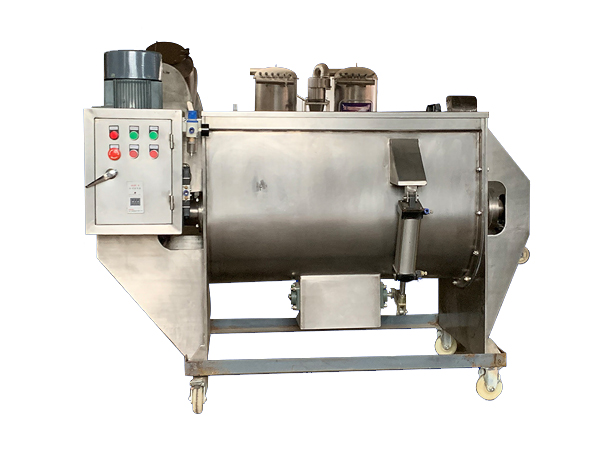 Mélangeur à ruban horizontal pour le mélange de poudres sèches