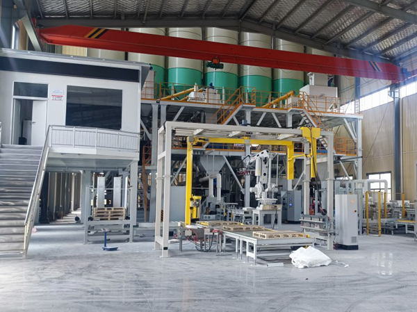 Fabricant de ligne de production automatique de mortier de gypse léger