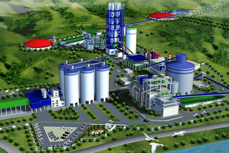 Fabricant d'une nouvelle ligne de production automatique de ciment sec