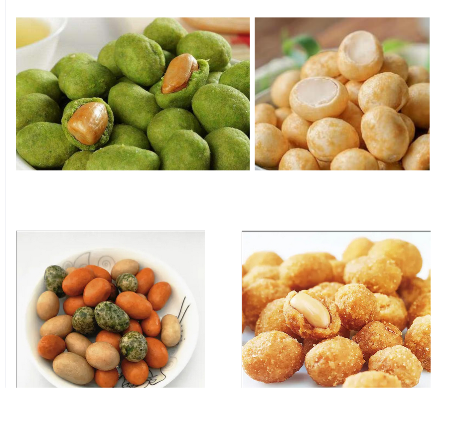 Ligne de production de l'enrobage de noyaux de noix