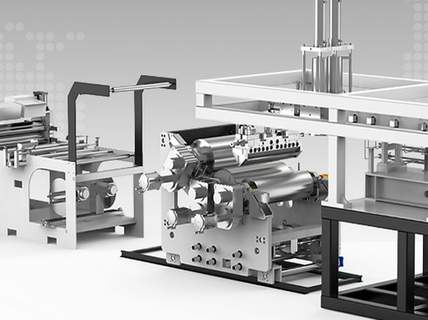 PET twin-screw non-drying exhaust sheet extrusion line