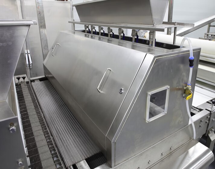 Déroulement de la ligne de production de tourteaux suisses